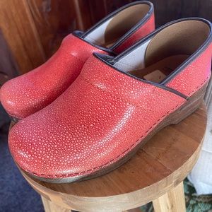 Dansko terracotta clogs size 38